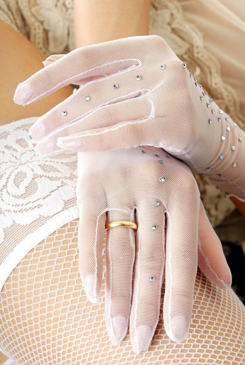 Brauthandschuhe